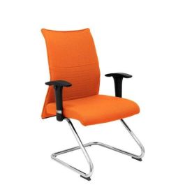 Silla Piqueras Y Crespo Albacete Confidente Estructura Patin Acabado Cromado Brazo Regulable Tapiceria Bali Naranja Precio: 539.78999998. SKU: S5702984