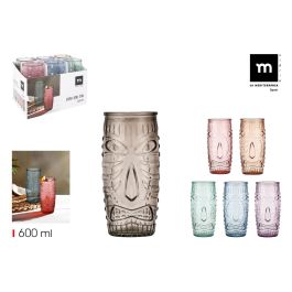 Vaso Alto Tiki 600 ml Colores - La Mediterranea (24 Unidades) Precio: 31.50000018. SKU: B19D5XJMJT