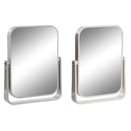 Espejo Basicos DKD Home Decor Beige Gris 2.5 x 19.2 x 15 cm (2 Unidades)