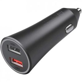 Xiaomi Mi 37W Dual-Port Car Charger Universal Negro Encendedor de cigarrillos Auto