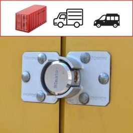 Master Lock 736EURD Candado Redondo con Cerrojo para Puerta de Furgoneta