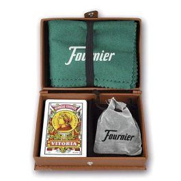 Fournier Baraja Española Doble Mus en Estuche de Polipiel con Tapete y Amarracos Precio: 24.50000014. SKU: B18CF3SEXS