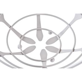 DKD Home Decor Frutero Vintage Verde Menta Beige Metal 28 x 9 x 28 cm (4 Unidades)