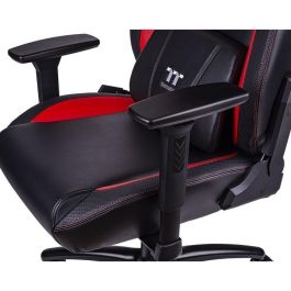 Thermaltake GGC-VCO-BRLWDS-01 Silla Gaming Butaca Acolchada, 150 kg Capacidad, Altura Asiento Ajustable - Negro y Rojo