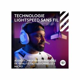 Logitech Astro A50 Lightspeed Pro-G Graphene LOG1737996545547 Auriculares Inalámbricos para Juegos - Xbox, PS5, Switch, PC/Mac - Blanco