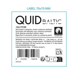 Escurridor Cubiertos Acero Pintado Baltic Quid 12x17 cm Escurridor Cubiertos Acero Pintado Baltic Quid 12x17 cm