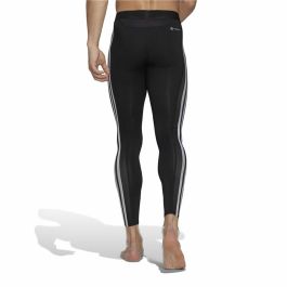 Mallas Deportivas de Hombre Adidas Tf 3S L Tight Negro (2XL)