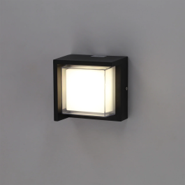 Nishio Aplique LED de Pared Exterior 6W Aluminio Luz Arriba y Abajo 600 Lúmenes