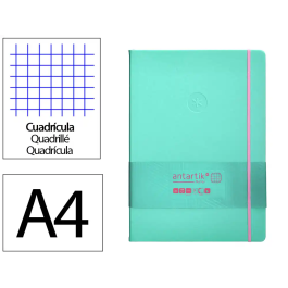 Antartik Cuaderno Tapa Dura A4 Hojas Cuadriculadas 100 Hojas 80 gr Rosa y Turquesa FSC Colección Antartik Notes Precio: 11.49999972. SKU: B18JGJ2FFX