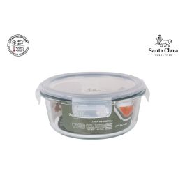 Santa Clara Fiambrera Redonda Hermética con Tapa de 17 cm y 900 cc (6 Unidades) Precio: 21.732205. SKU: B15KT3FXFC