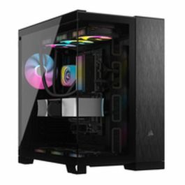 Corsair CC-9011283-WW Caja PC de torre media 6500X, aluminio negro/obsidiana