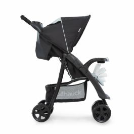 Hauck Silla de Paseo Shopper Neo II Caviar Plata - Plegado Compacto con una Mano, Reclinable, Gran Cesta, Desde el Nacimiento