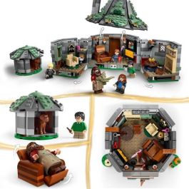 LEGO 76428 Harry Potter La Cabaña de Hagrid: Una Visita Inesperada, Juguete de Fantasía