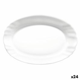 Fuente de Cocina Bormioli Rocco Ebro Ovalado Blanco Vidrio (22 cm) (24 Unidades) Precio: 41.68999945. SKU: S2708785