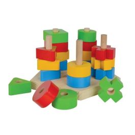 Eichhorn EIC4003046020878 - Juguete Educativo de Madera con Formas Apilables para Bebés a partir de 12 Meses Eichhorn EIC4003046020878 - Juguete Educativo de Madera con Formas Apilables para Bebés a partir de 12 Meses