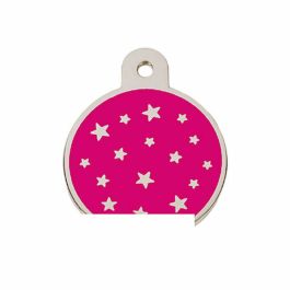 Placa identificativa para collar Imarc PetScribe Passion Rosa Plata
