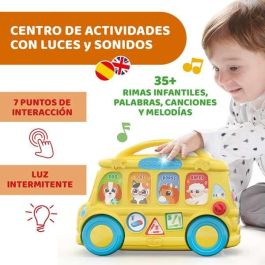 Chicco Autobús Interactivo con Luces y Sonidos Bilingüe – Juguete Educativo para Niños