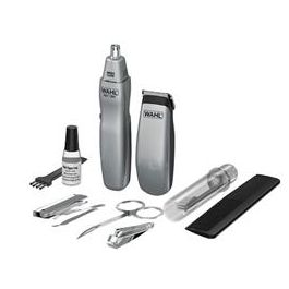 Wahl 9962-1816 Cortabarbas + Recortadora de Nariz, Orejas y Cejas Travel Kit