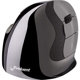 Evoluent Vertical Mouse D large right hand/6buttons/wired Ratón ergonómico para diestros, Negro/Gris, Láser, USB Precio: 129.49999953. SKU: B12V6NAVL2