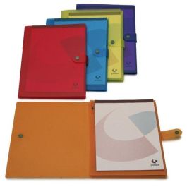 Carpeta De Congresos Grafoplas Pp Trasluc. A4 Trabilla Y Broche Amarillo 5 unidades Precio: 34.50000037. SKU: B1B9F4WDFL
