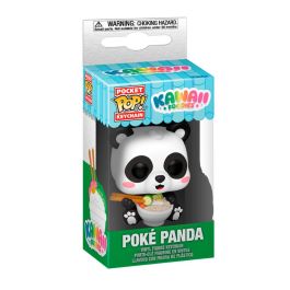 Funko Llavero Pocket POP Kawaii Fodies Poke Panda, Alto 40mm, Largo 102mm, Ancho 50mm