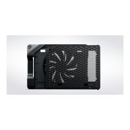 Cooler Master NotePal Ergostand III Base Refrigeradora Portátil 17", Ventilador 23cm 72CFM, USB 2.0 Hub 4 Puertos, Negro, Metal/Plástico