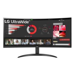 LG 34WR50QK-B Monitor Curvo Gaming 34 Pulgadas WQHD (3440x1440) 100Hz, AMD FreeSync, HDR10, VA, 1800R, Negro