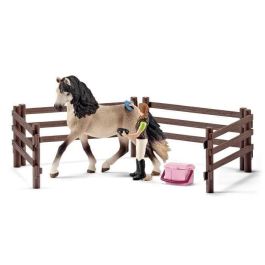 Schleich 42270 Kit de Cuidado de Caballos Andaluzgricos - Horse Club Range
