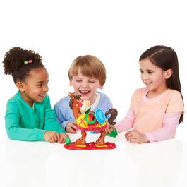 Hasbro Games 48380 Tozudo - Juego de Mesa del Burrito Cascarrabias, Apila Equipaje, 3 Niveles, para +4 Años