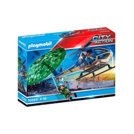 Playmobil 70569 Helicóptero de Policía: Persecución Aérea con Paracaídas de Gánster, Juguete para Niños +4 años Precio: 35.50000003. SKU: S2410591