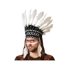 Penacho Plumas Indio Niño Blanco Infantil Complemento Disfraces Carnaval Precio: 10.69000031. SKU: B1GHW5N5ZP