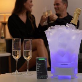 Cubitera LED con Altavoz Recargable Sonice InnovaGoods