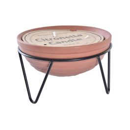 DKD Home Decor Vela Antimosquitos para Terraza y Jardín, Set de 6 Unidades, Colores Terracota Blanco Negro, 130g, Duración 6h, Cemento Precio: 32.50302. SKU: B1325GPGAZ