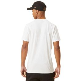 Camiseta de Manga Corta Hombre New Era 12893142 Blanco (XL)