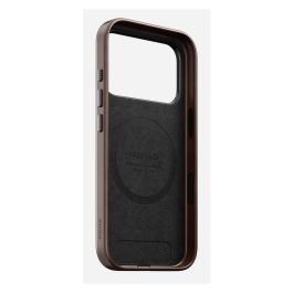 Nomad Traditional Leather Case para iPhone 17 Pro - Funda de Cuero Marrón Rustic Brown, Compatible con MagSafe