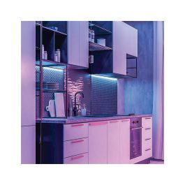 Muvit iO MIOLST002 Tira LED Inteligente WiFi RGB+CCT Regulable 5m, 24W, IP65, Compatible Google Home y Alexa