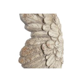DKD Home Decor Figura Neoclásico de Magnesia Blanca con Ala 11x65x26 cm