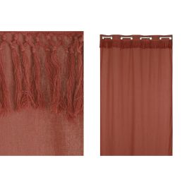 Cortina Boho DKD Home Decor Terracota 260 x 260 x 140 cm