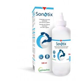Vetoquinol Sonotix Limpiador Otico Cerumenolitico para Perros y Gatos 120 mL Precio: 19.49999942. SKU: B14EKNZVMS