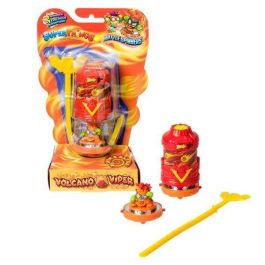 Magic Box Superthings Battle Spinners de Plástico | Pack 1 Spinner y 1 Superthing Exclusivo | Modelos Surtidos | Edad 4-9 Años
