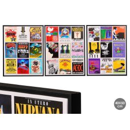 Giftdecor Cuadro Música Surtidos 40x50 cm, Lienzo y Madera MDF, Marco Negro (6 Unidades) Precio: 56.58999995. SKU: B19J54LTPC
