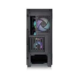 Thermaltake S250 TG ARGB - Caja Torre Media PC, Negro, con Ventana de Cristal Templado y Ventiladores ARGB, Compatible con ATX/EATX/micro-ATX/Mini-ITX