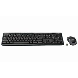 Teclado y Ratón Inalámbrico Logitech DESKTOP MK270 Negro Qwerty Español (6 Unidades)