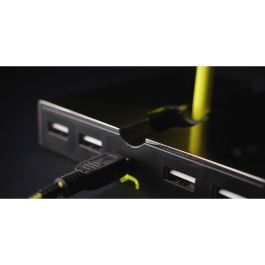 CHERRY Xtrfy B4 Mouse Bungee con LED y Hub USB 2.0 de 4 Puertos