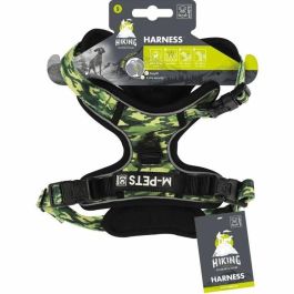 M Pets MPE6953182739876 Arnés de Senderismo Camuflaje Talla S con Tejido Acolchado, Clip Seguridad, Asa y Doble Correa