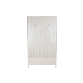Armario Home ESPRIT Gris claro Metal Madera MDF