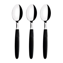 Tramontina Cucharas de Té Ipanema Negro 13.9 cm Acero Inoxidable Polipropileno 3uds Precio: 2.50000036. SKU: B1BNZJY6SD