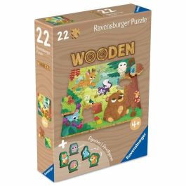 Ravensburger Rompecabezas de madera Animales del bosque - 22 piezas RAV12004080
