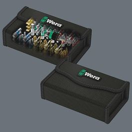 Wera 05057441001 Bit-Safe 61 BiTorsion: Juego 61 Puntas Destornillador Phillips, Pozidriv, Torx, Hexagonal y Ranura con Porta-Puntas Magnético