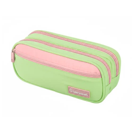 Liderpapel Estuche Portatodo Duo 3 Cremalleras con Bolsillo Frontal Verde Pastel 220x90x70mm Precio: 10.9626. SKU: B14S4BNWMJ